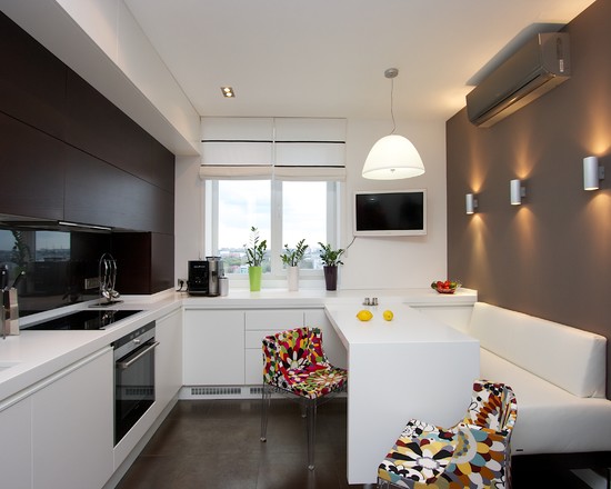 Kitchen design 5 sq. M