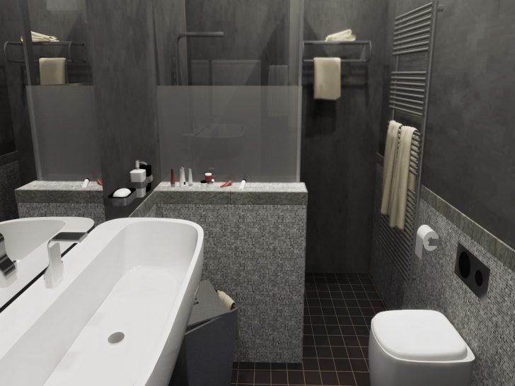 design di un piccolo bagno