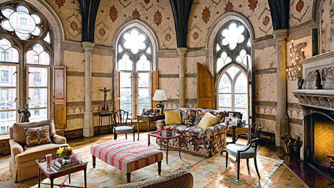 Gótico no interior - uma combinação de estilo e luxo