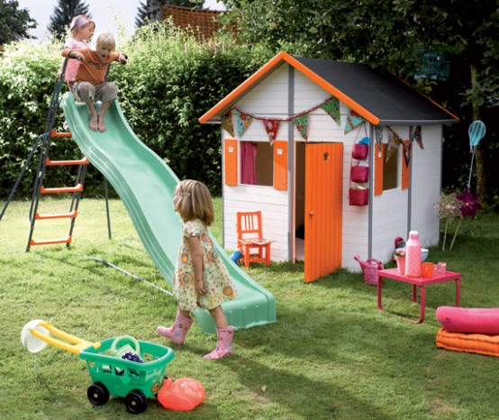 casa de brincar infantil para casas de campo