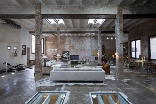 Classic style of industrial loft