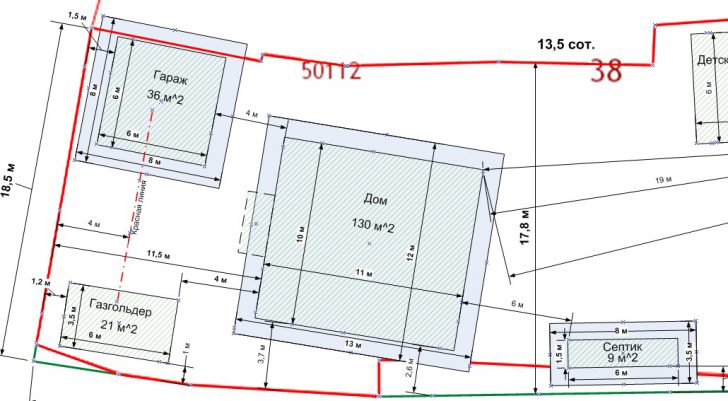 privat hus på grunden