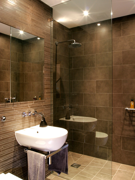 Interessant beneden linnen Bruine badkamer: de sfeer van gezelligheid | balancedfoodandfuel.org