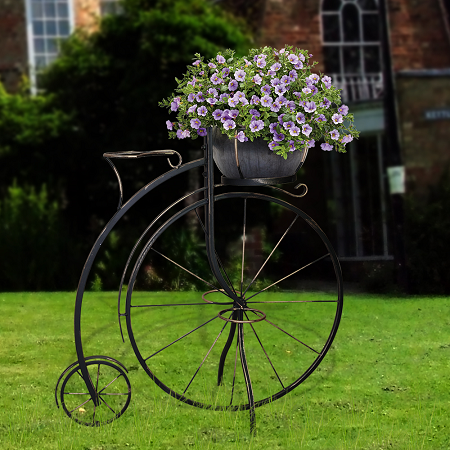 forged flower stands