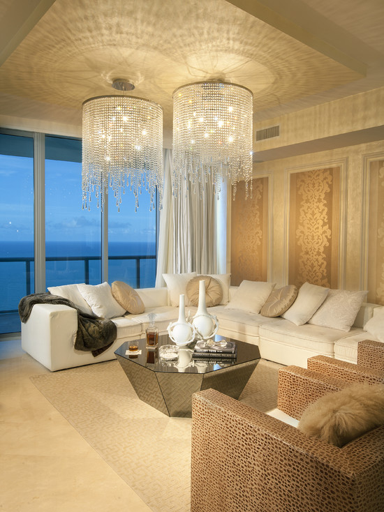 Chandelier In The Interior Of, How To Choose Chandelier For Living Room