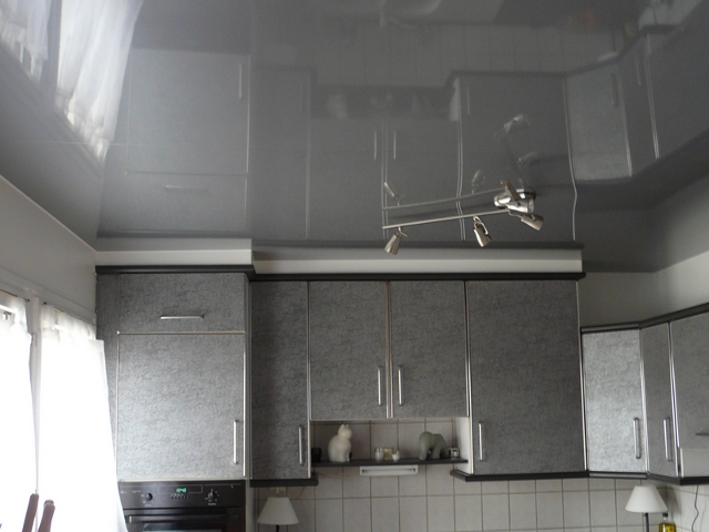 stretch ceilings in the kitchen