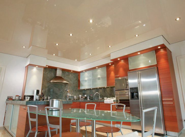 stretch ceilings in the kitchen