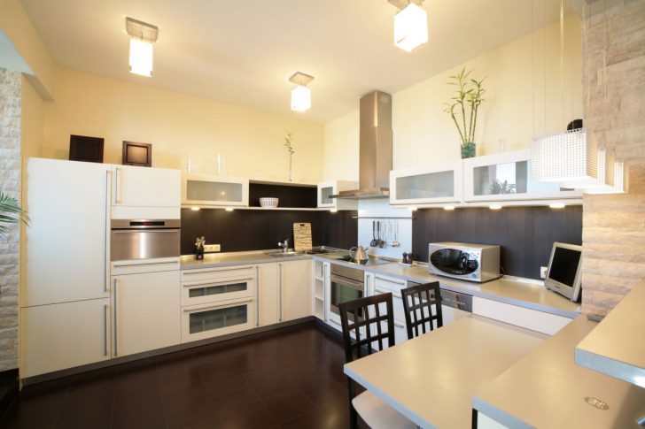 stretch ceilings in the kitchen