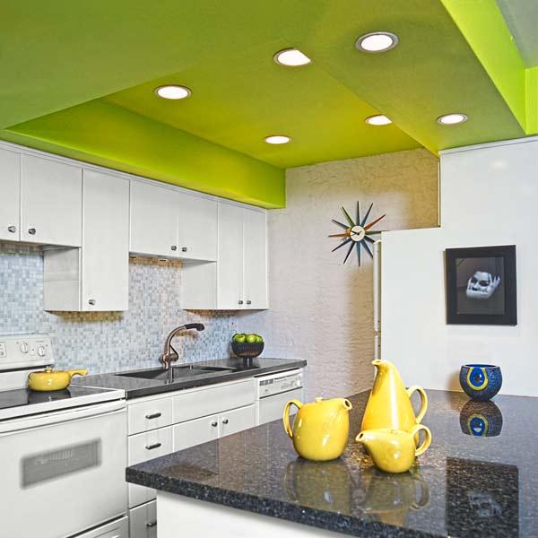 plasterboard ceilings in the kitchen