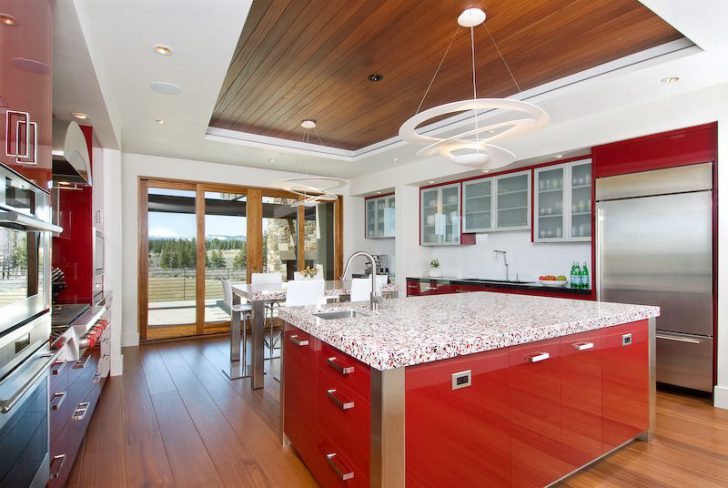 plasterboard ceilings in the kitchen