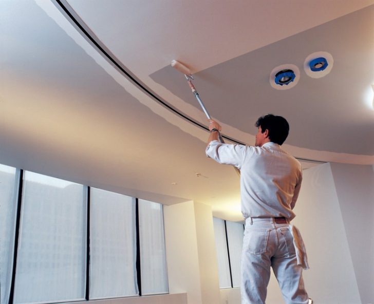 plasterboard ceilings in the kitchen