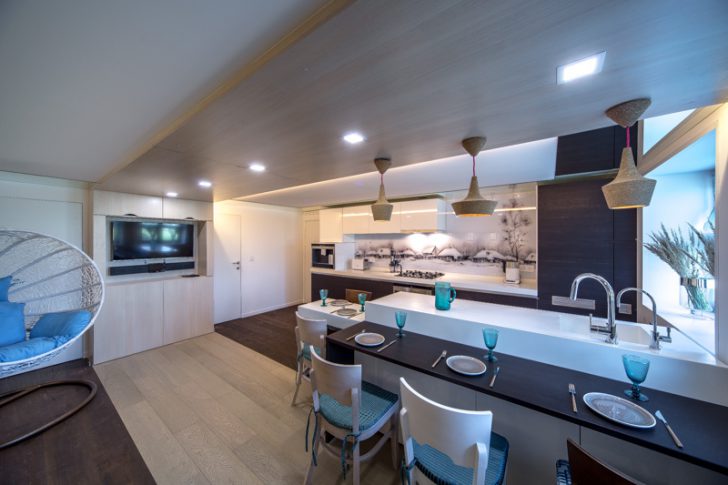 plasterboard ceilings in the kitchen