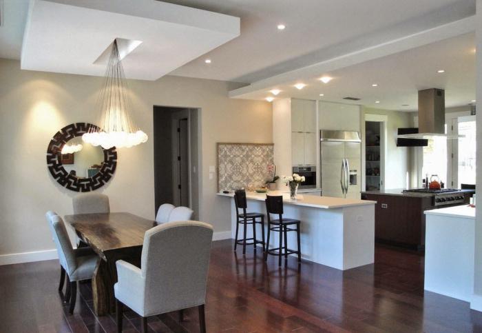 plasterboard ceilings in the kitchen