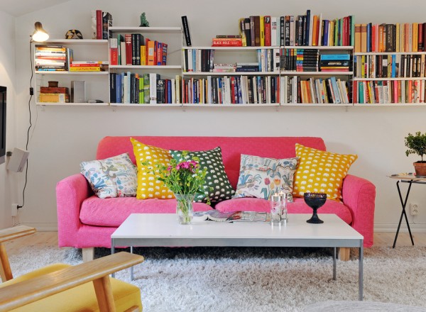 living room in Scandinavian style