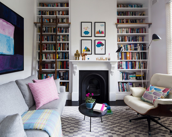 living room in Scandinavian style