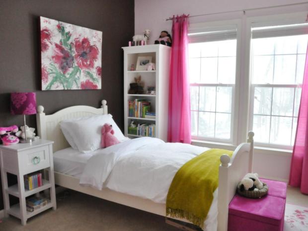 Roze kamer voor meisjes