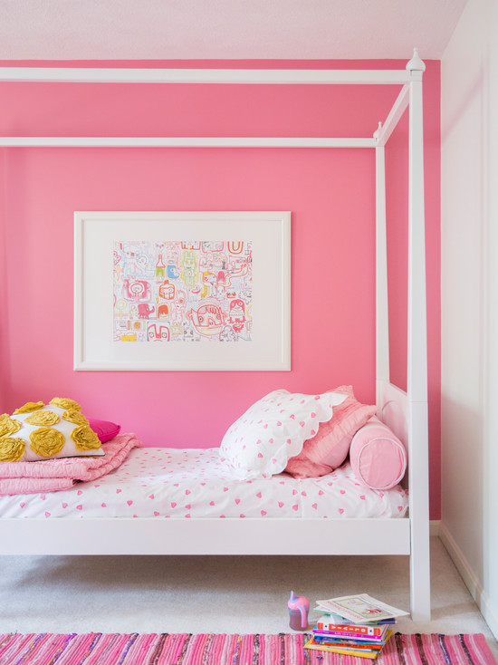 Roze kamer voor meisjes