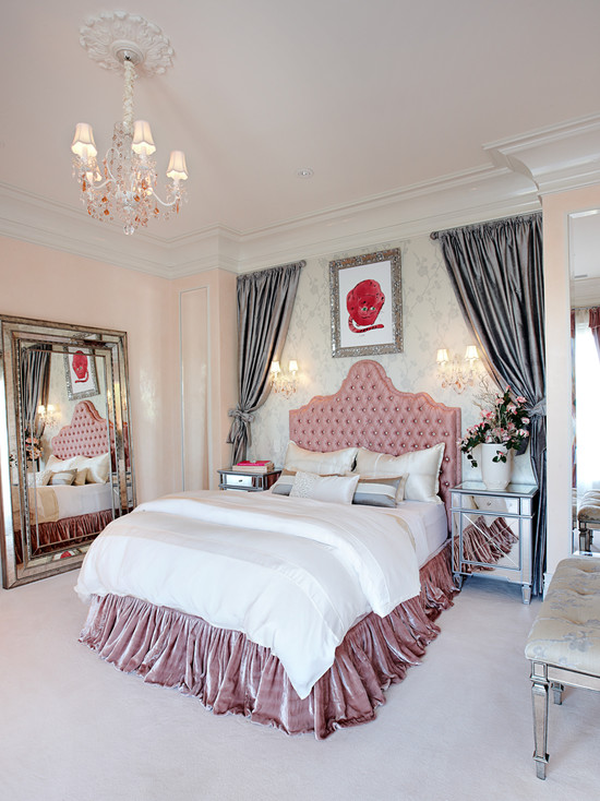 ピンクのベッドルームは 簡単で風通しの良い夢です Balancedfoodandfuel Org