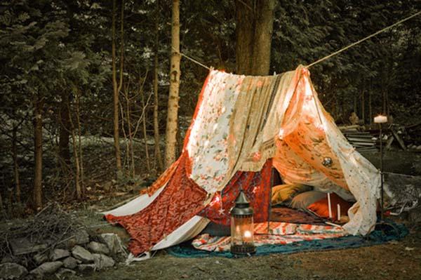 cabana para crianças com as próprias mãos