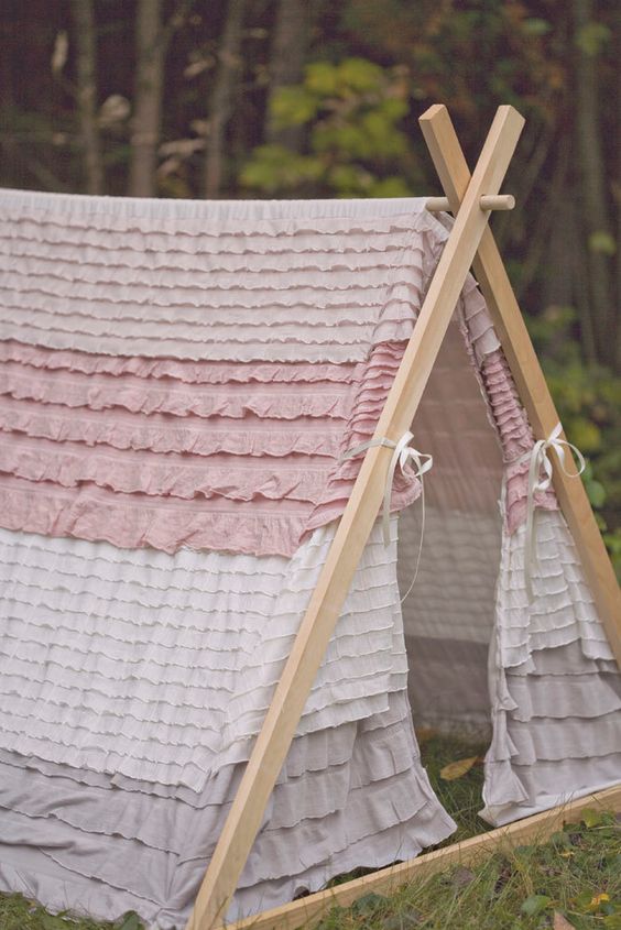 cabana para crianças com as próprias mãos