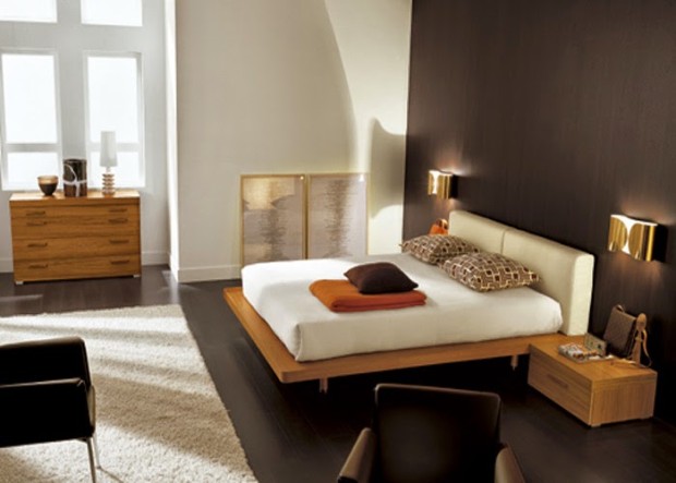 chambres dans un style high-tech